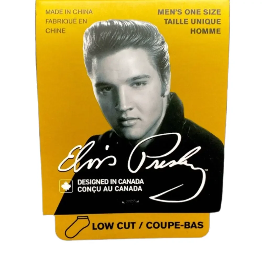 3/$20 Elvis Funny Novelty Low-Cut Socks - NWT